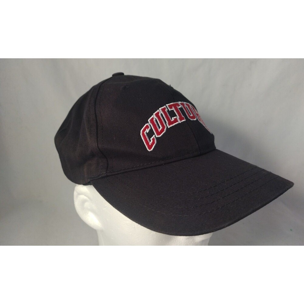 Forever 21 Embroidered "Culture" Adjustable Strapback Black Hat/Cap-EXCELLENT!